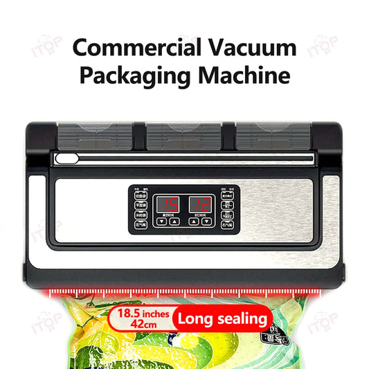 High-Performance 42cm Commercial Vacuum Sealing Machine with Inflation Function and Continuous Operation
