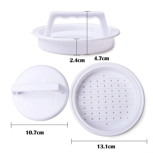 Professional Stainless Steel Burger Press for Uniform Patties and Deli Meats