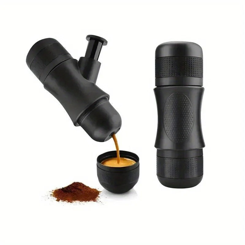 Compact Handheld Espresso Maker for Office, Home, and Travel Applications