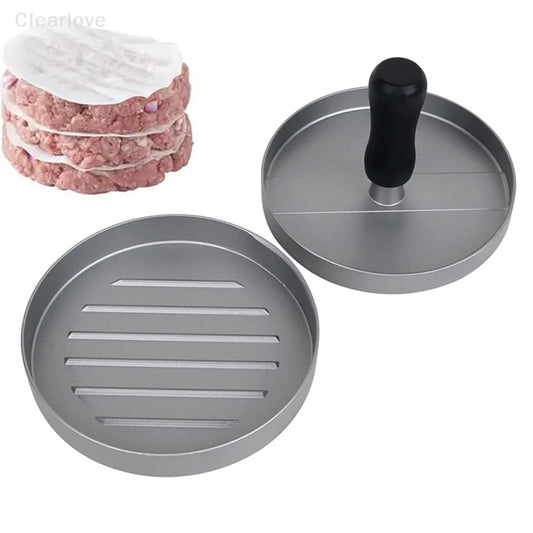 Professional Stainless Steel Burger Press for Uniform Patties and Deli Meats