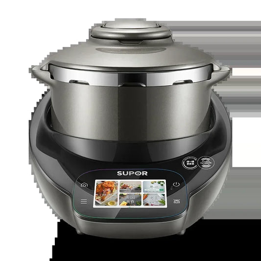 SUPOR 220V Intelligent Stir Fry Cooking Robot - Versatile Automatic Kitchen Appliance